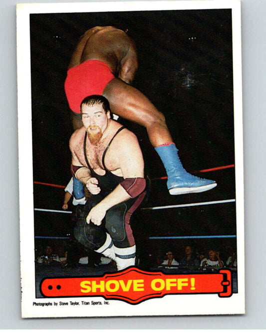 1985 O-Pee-Chee WWF Series 2 #40 Shove Off!   V65904 Image 1