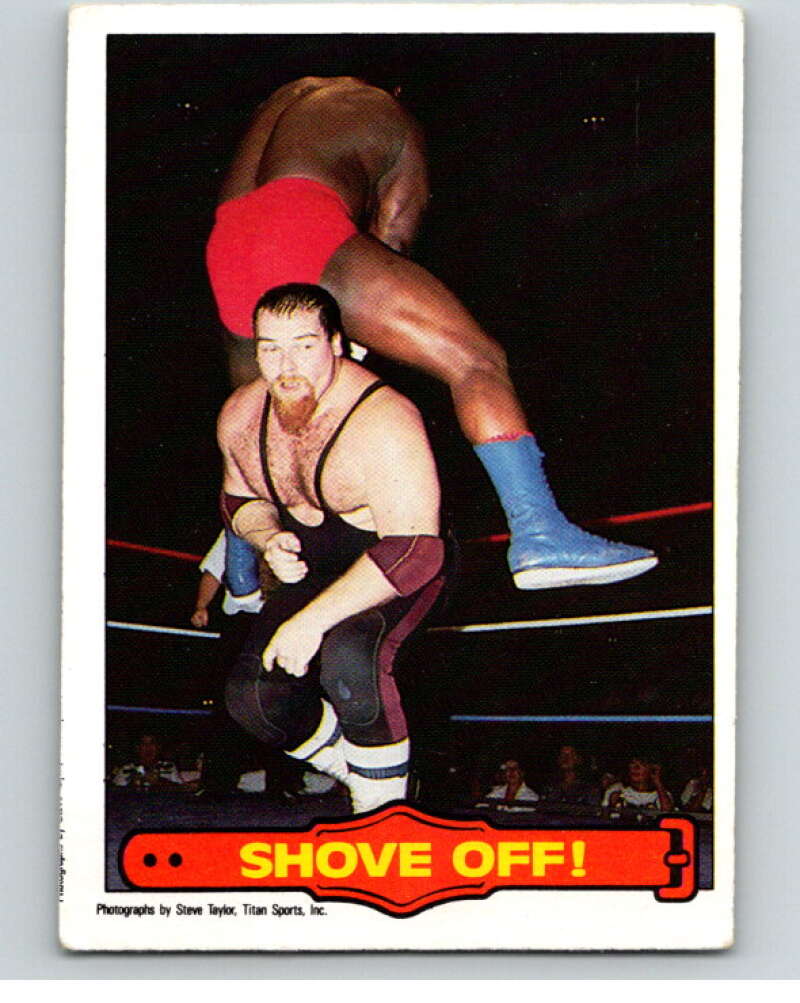 1985 O-Pee-Chee WWF Series 2 #40 Shove Off! V65905 Image 1