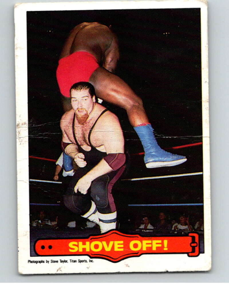 1985 O-Pee-Chee WWF Series 2 #40 Shove Off! V65906 Image 1