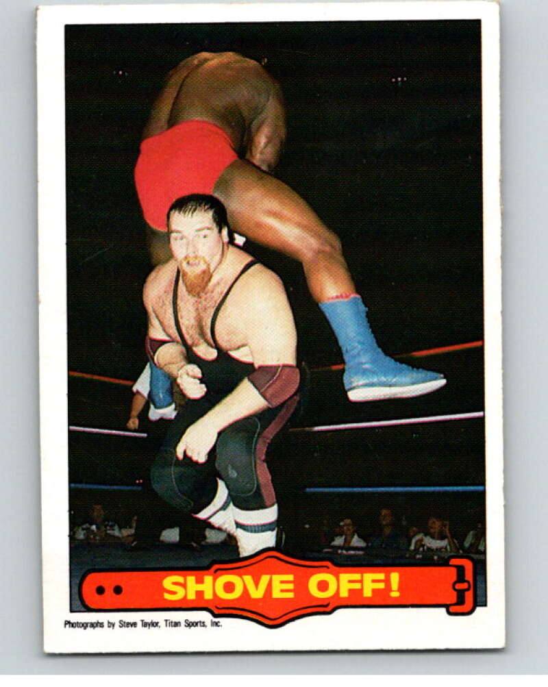 1985 O-Pee-Chee WWF Series 2 #40 Shove Off! V65907 Image 1