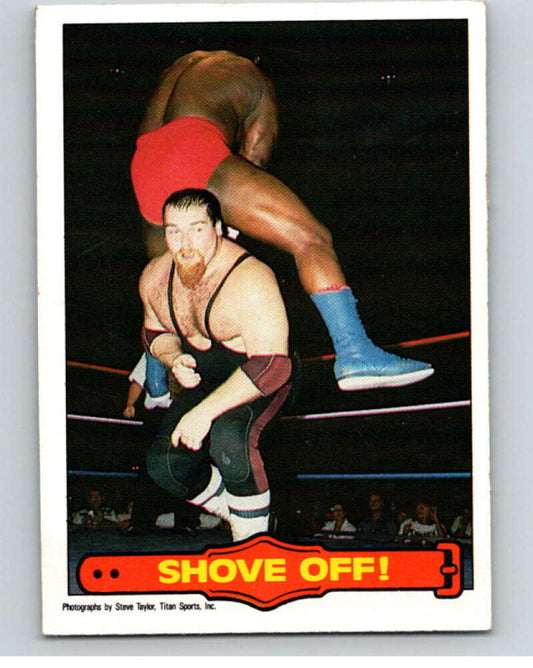 1985 O-Pee-Chee WWF Series 2 #40 Shove Off!   V65907 Image 1