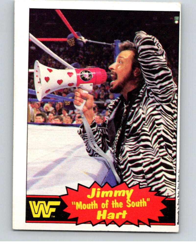 1985 O-Pee-Chee WWF Series 2 #41 Mouth Of The South Hart V65908 Image 1