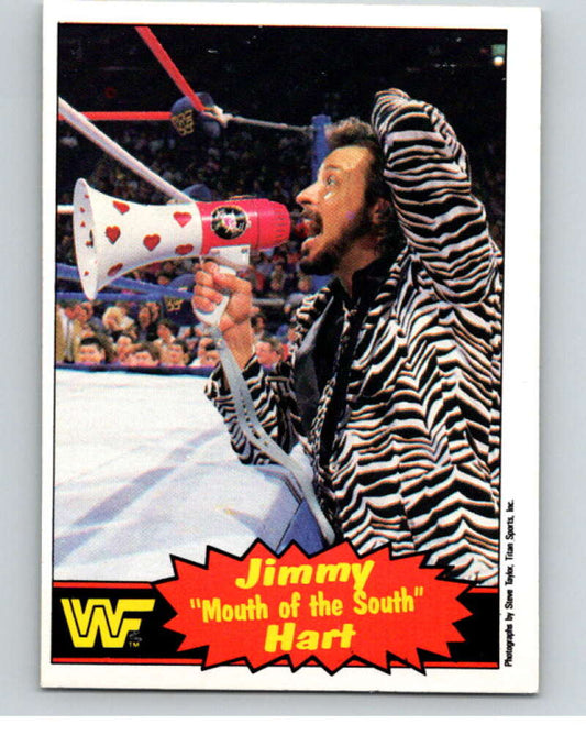 1985 O-Pee-Chee WWF Series 2 #41 Mouth Of The South Hart   V65909 Image 1