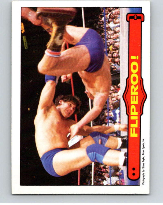 1985 O-Pee-Chee WWF Series 2 #42 Fliperoo!   V65910 Image 1