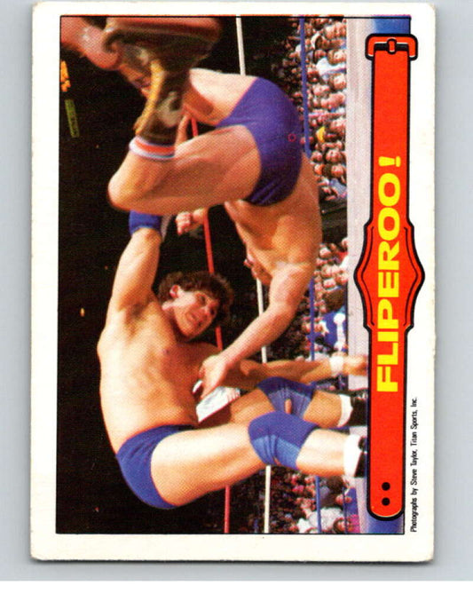 1985 O-Pee-Chee WWF Series 2 #42 Fliperoo!   V65911 Image 1