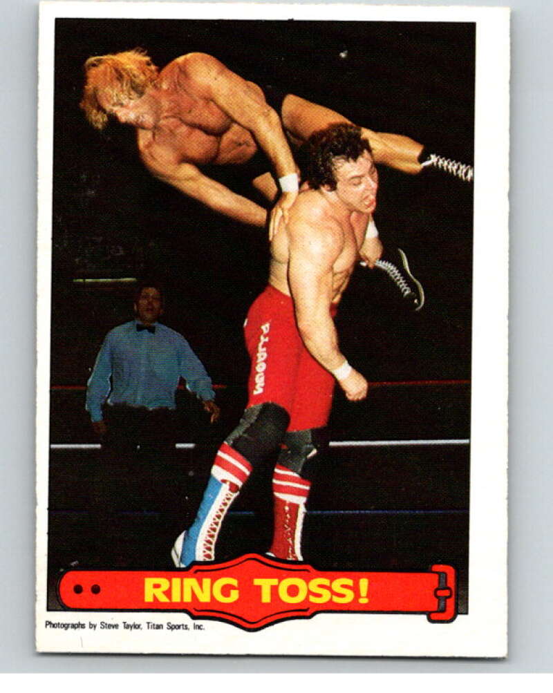 1985 O-Pee-Chee WWF Series 2 #43 Ring Toss! V65914 Image 1