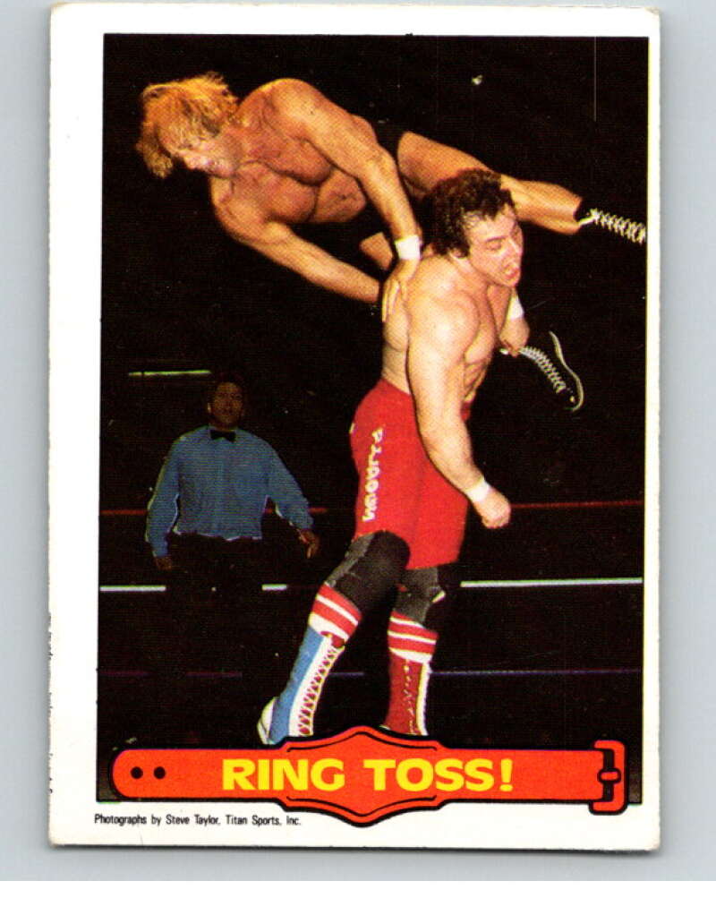1985 O-Pee-Chee WWF Series 2 #43 Ring Toss! V65915 Image 1