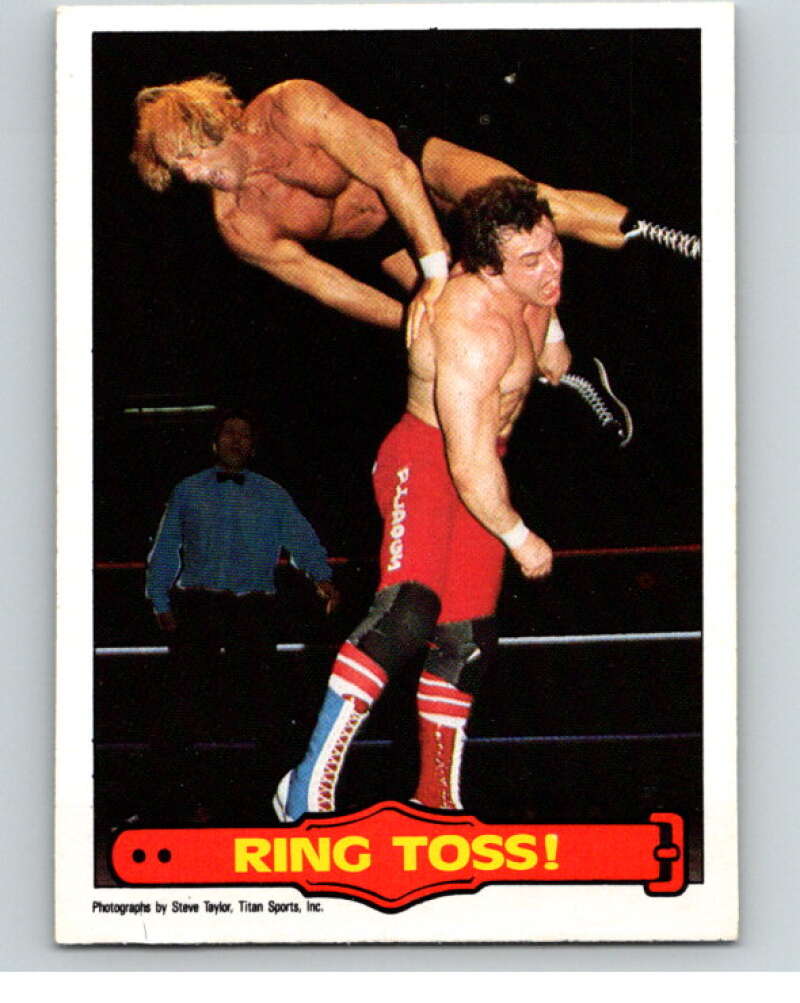 1985 O-Pee-Chee WWF Series 2 #43 Ring Toss! V65916 Image 1