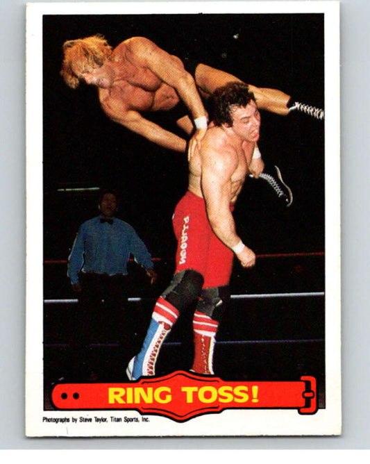 1985 O-Pee-Chee WWF Series 2 #43 Ring Toss!   V65916 Image 1