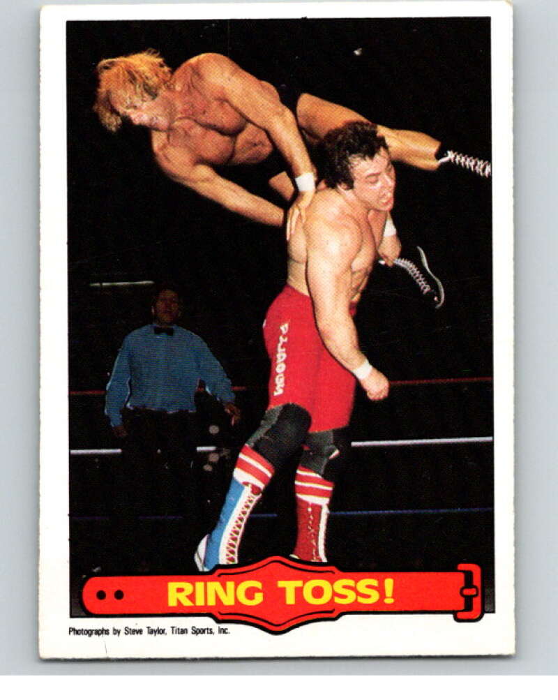 1985 O-Pee-Chee WWF Series 2 #43 Ring Toss! V65917 Image 1