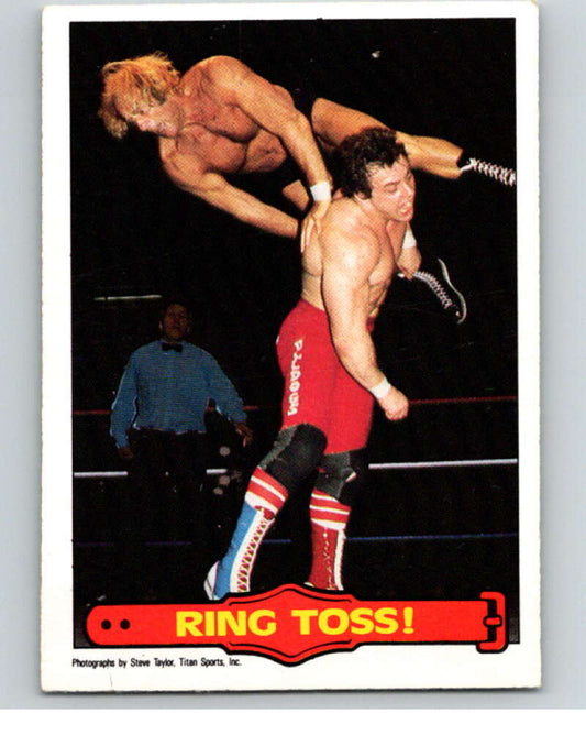 1985 O-Pee-Chee WWF Series 2 #43 Ring Toss!   V65917 Image 1