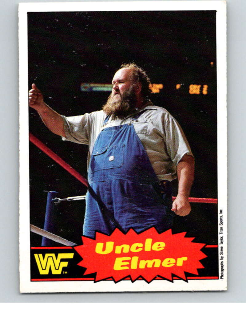 1985 O-Pee-Chee WWF Series 2 #44 Uncle Elmer V65918 Image 1