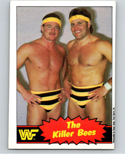 1985 O-Pee-Chee WWF Series 2 #46 The Killer Bees   V65923 Image 1