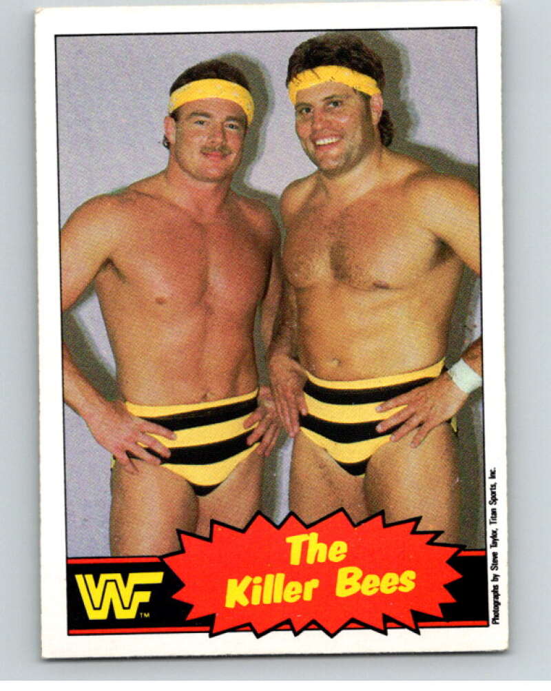 1985 O-Pee-Chee WWF Series 2 #46 The Killer Bees V65924 Image 1