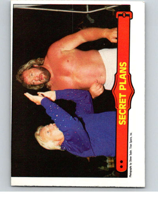 1985 O-Pee-Chee WWF Series 2 #47 Secret Plans   V65926 Image 1
