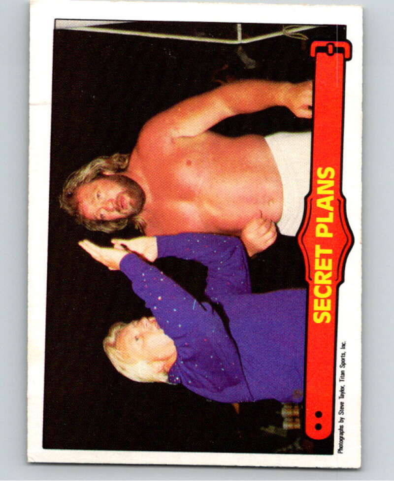 1985 O-Pee-Chee WWF Series 2 #47 Secret Plans V65928 Image 1