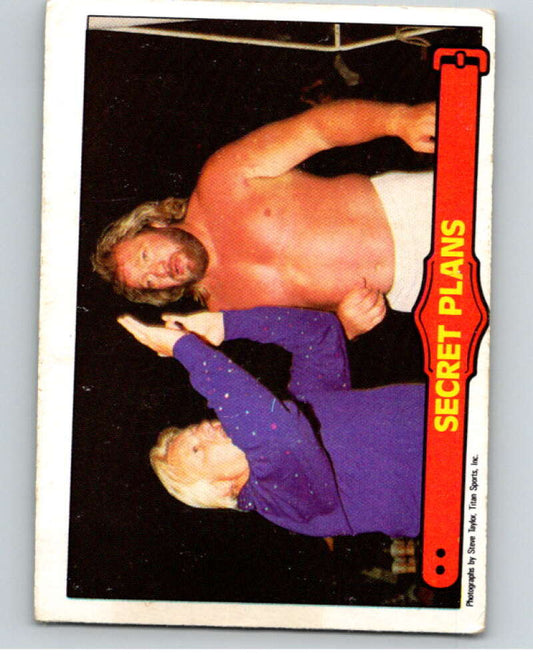 1985 O-Pee-Chee WWF Series 2 #47 Secret Plans   V65930 Image 1
