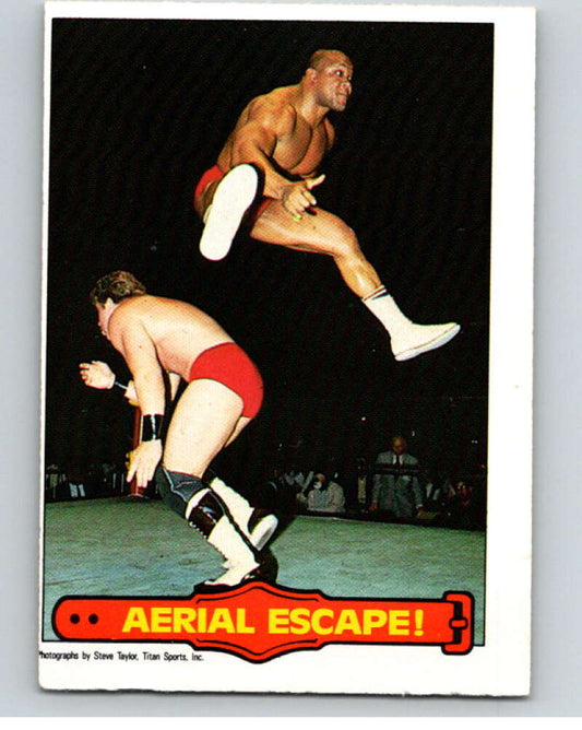 1985 O-Pee-Chee WWF Series 2 #49 Aerial Escape!   V65932 Image 1