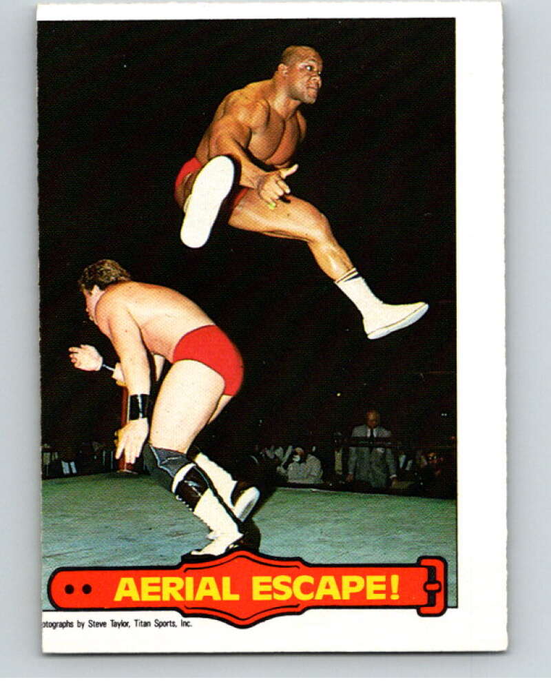 1985 O-Pee-Chee WWF Series 2 #49 Aerial Escape! V65934 Image 1