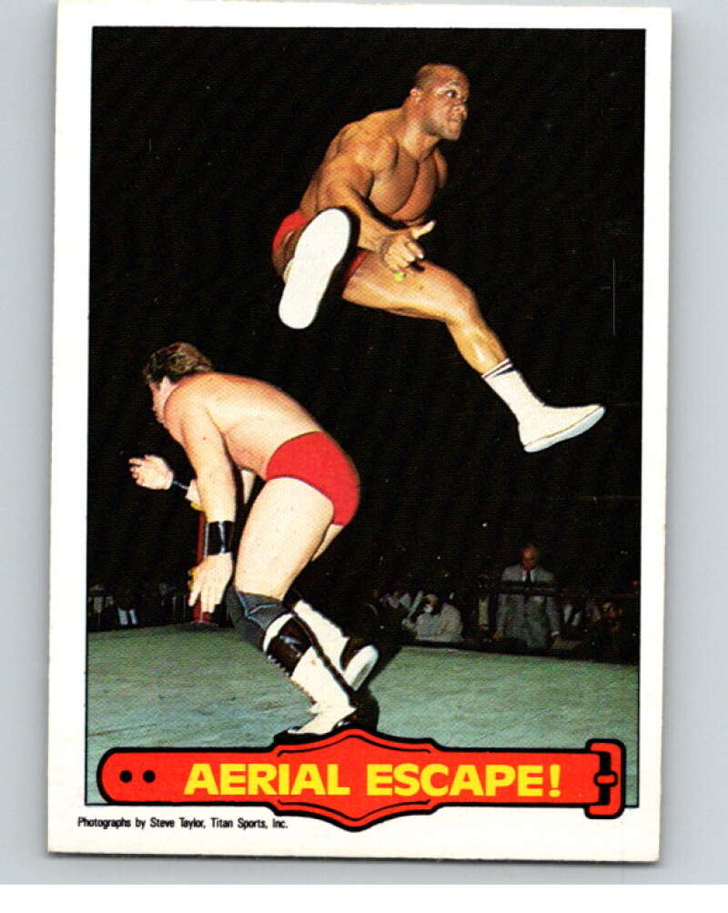 1985 O-Pee-Chee WWF Series 2 #49 Aerial Escape! V65935 Image 1