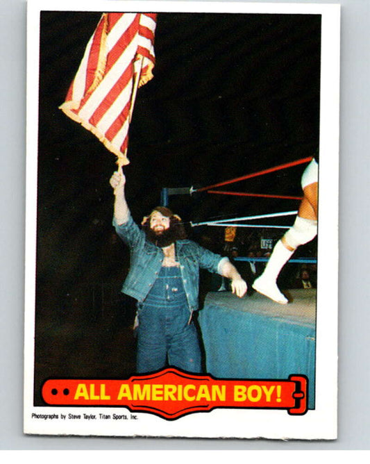 1985 O-Pee-Chee WWF Series 2 #52 All American Boy!   V65947 Image 1