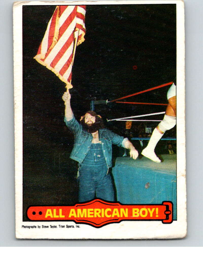 1985 O-Pee-Chee WWF Series 2 #52 All American Boy! V65951 Image 1