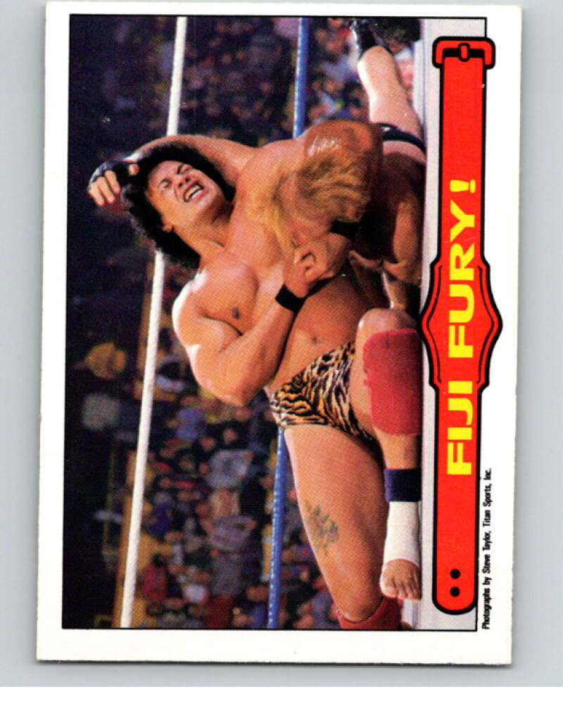 1985 O-Pee-Chee WWF Series 2 #53 Fiji Fury! V65953 Image 1