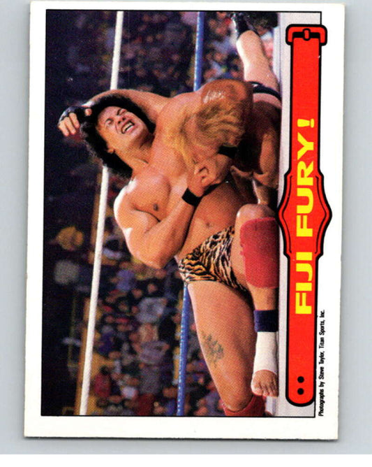 1985 O-Pee-Chee WWF Series 2 #53 Fiji Fury!   V65953 Image 1