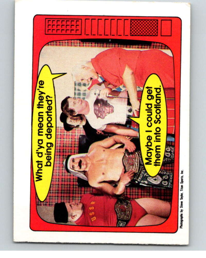 1985 O-Pee-Chee WWF Series 2 #54 Volkoff/Sheik/Orton/Piper/Blassie V65956 Image 1