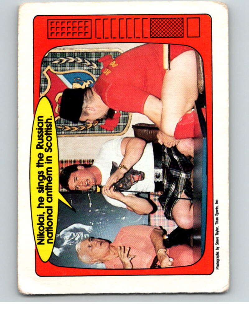 1985 O-Pee-Chee WWF Series 2 #59 Blassie/Piper/Volkoff V65967 Image 1