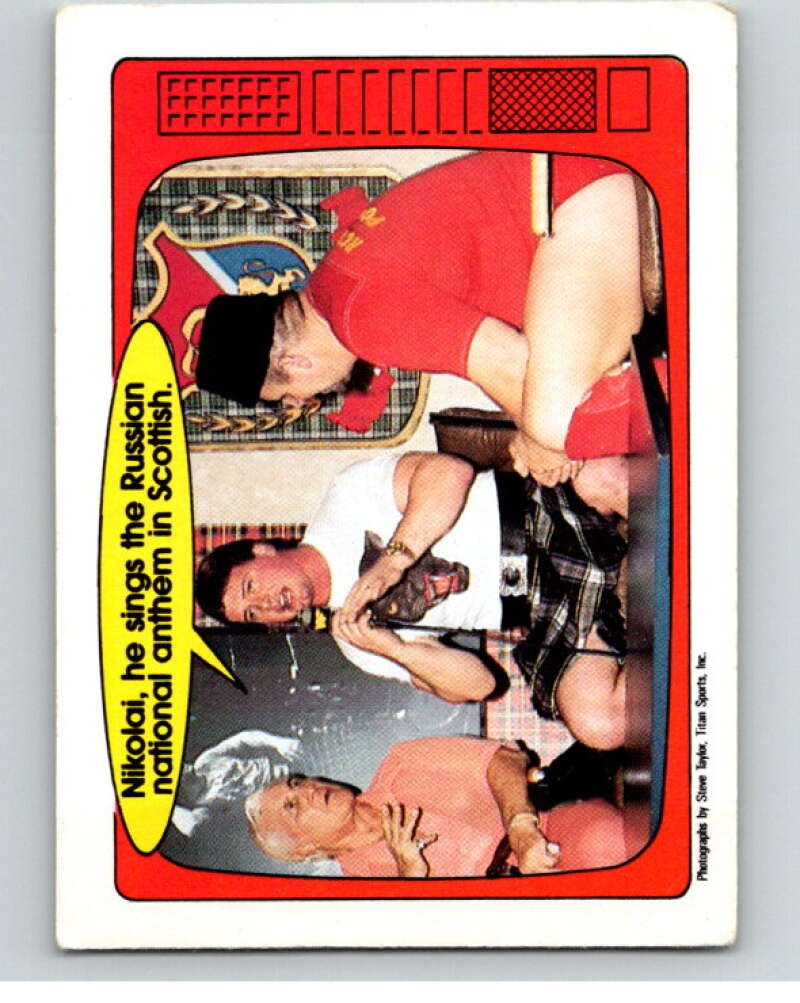 1985 O-Pee-Chee WWF Series 2 #59 Blassie/Piper/Volkoff V65969 Image 1