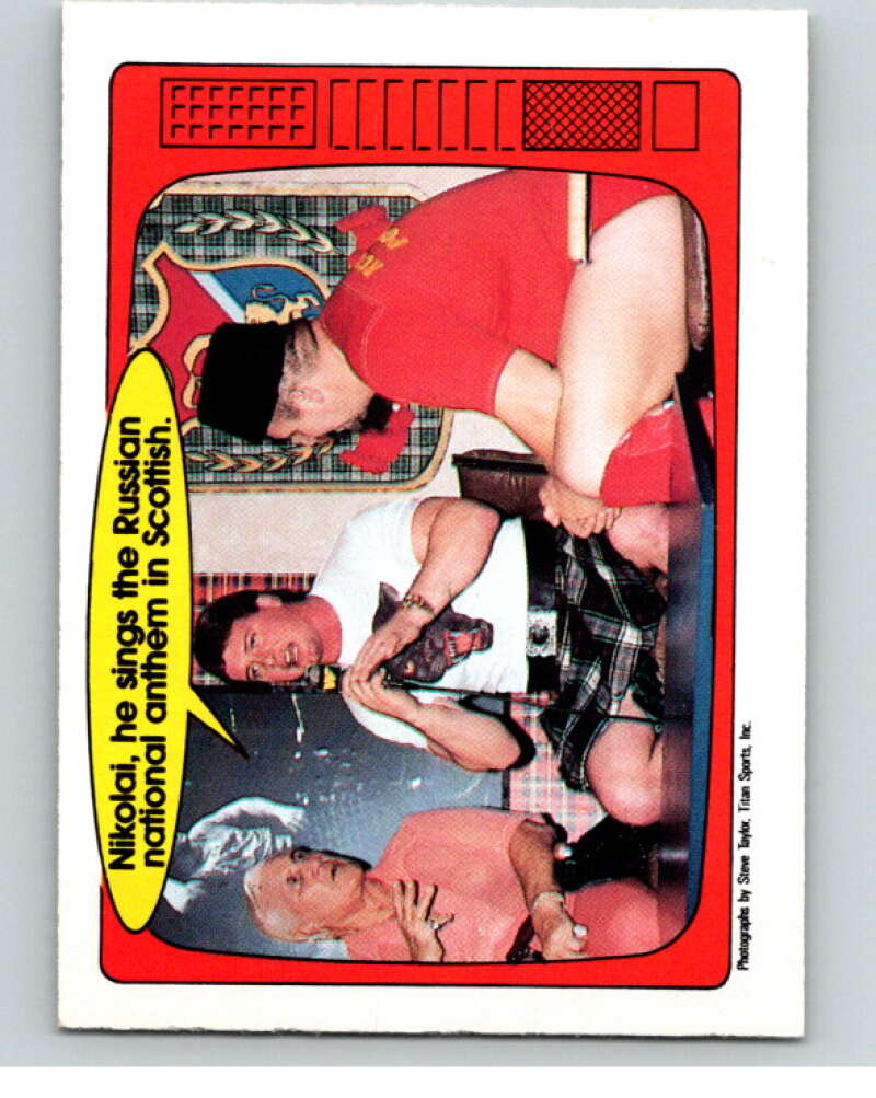 1985 O-Pee-Chee WWF Series 2 #59 Blassie/Piper/Volkoff V65970 Image 1