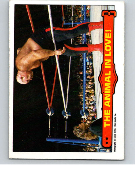 1985 O-Pee-Chee WWF Series 2 #60 The Animal In Love!   V65976 Image 1