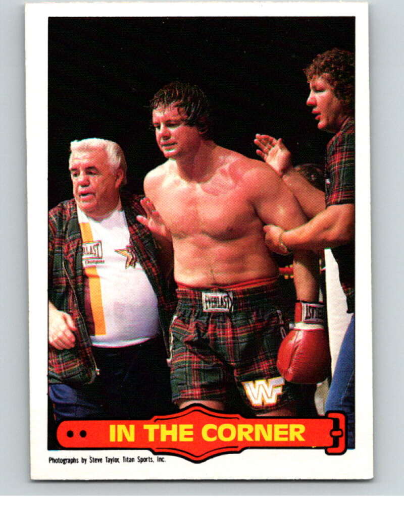 1985 O-Pee-Chee WWF Series 2 #71 In The Corner V66004 Image 1
