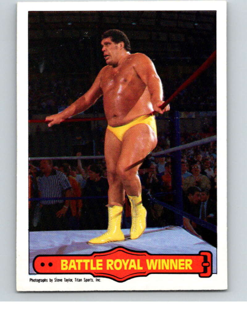 1985 O-Pee-Chee WWF Series 2 #73 Battle Royal Winner V66007 Image 1
