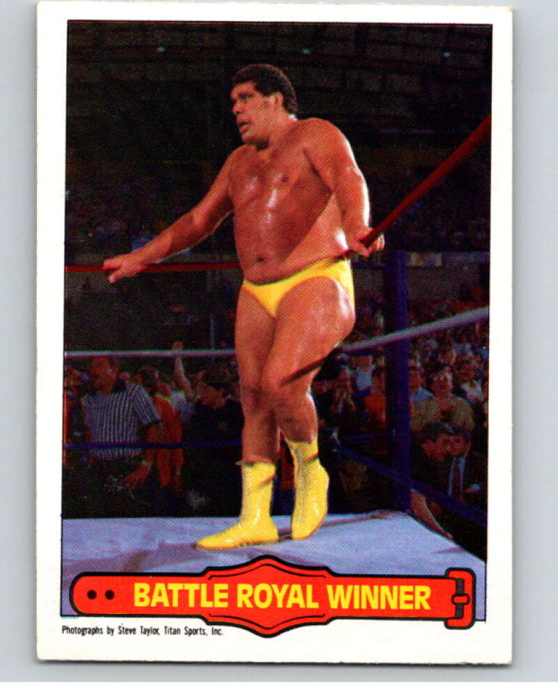 1985 O-Pee-Chee WWF Series 2 #73 Battle Royal Winner V66009 Image 1