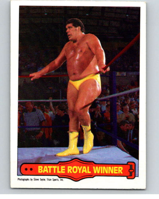 1985 O-Pee-Chee WWF Series 2 #73 Battle Royal Winner   V66009 Image 1