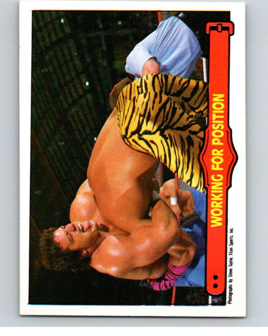 1985 O-Pee-Chee WWF Series 2 #74 Working For A Position   V66013 Image 1