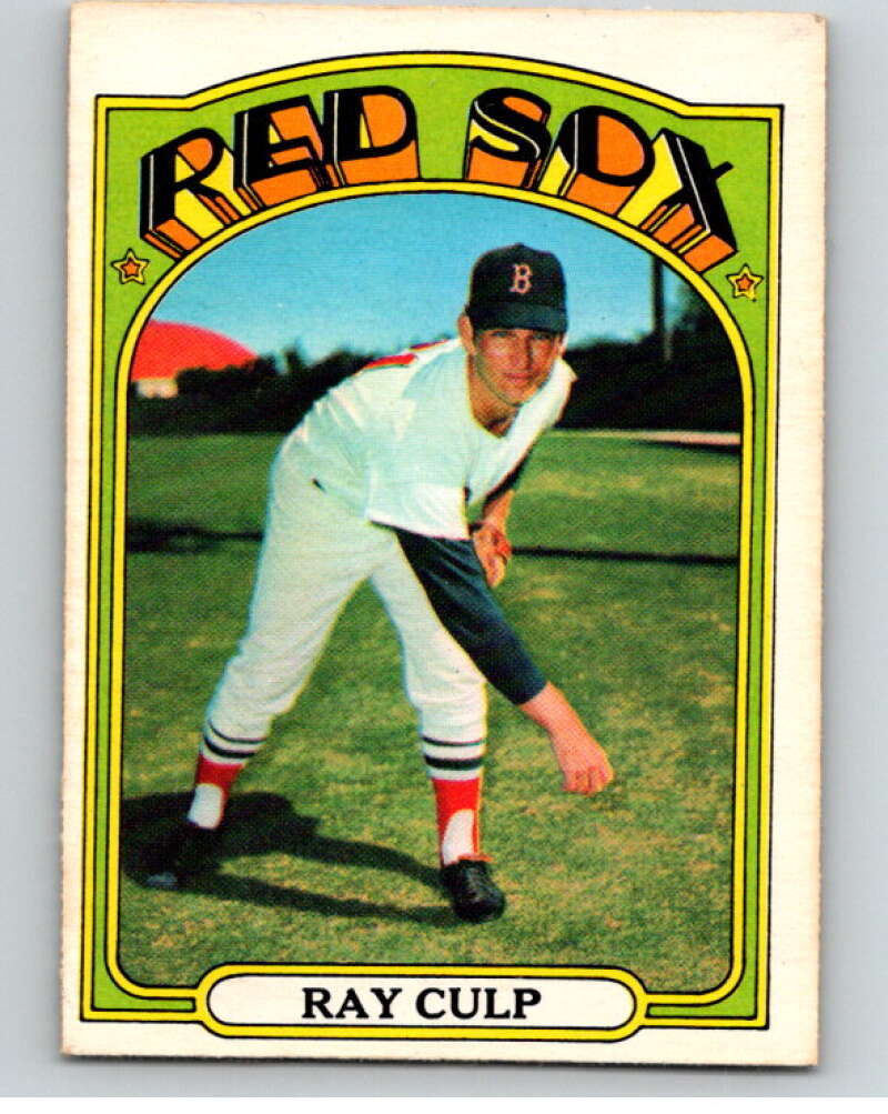 1972 O-Pee-Chee Baseball #2 Ray Culp Boston Red Sox V66020 Image 1
