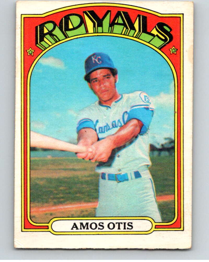 1972 O-Pee-Chee Baseball #10 Amos Otis Kansas City Royals V66039 Image 1