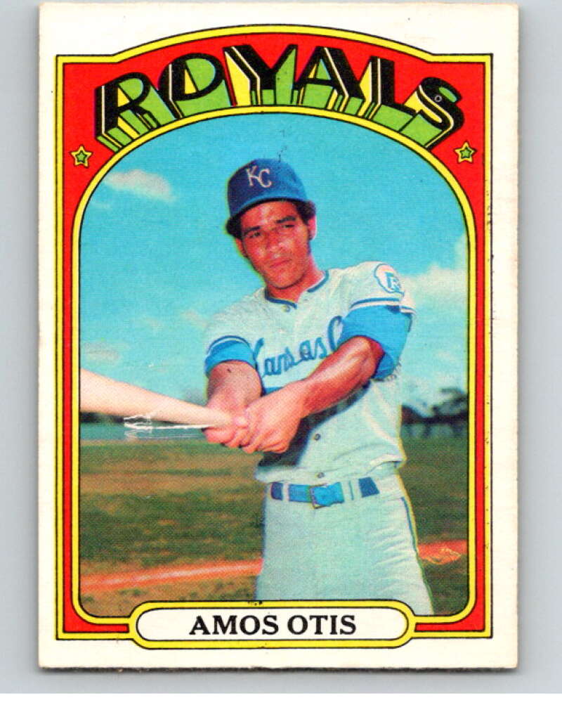 1972 O-Pee-Chee Baseball #10 Amos Otis Kansas City Royals V66040 Image 1