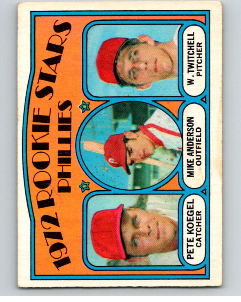 1972 O-Pee-Chee Baseball #14 Koegel/ Anderson/Twitchell RC Rookie V66049 Image 1