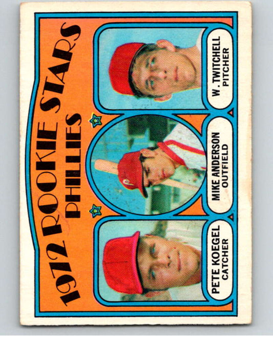 1972 O-Pee-Chee Baseball #14  Koegel/ Anderson/Twitchell  RC Rookie  V66049 Image 1