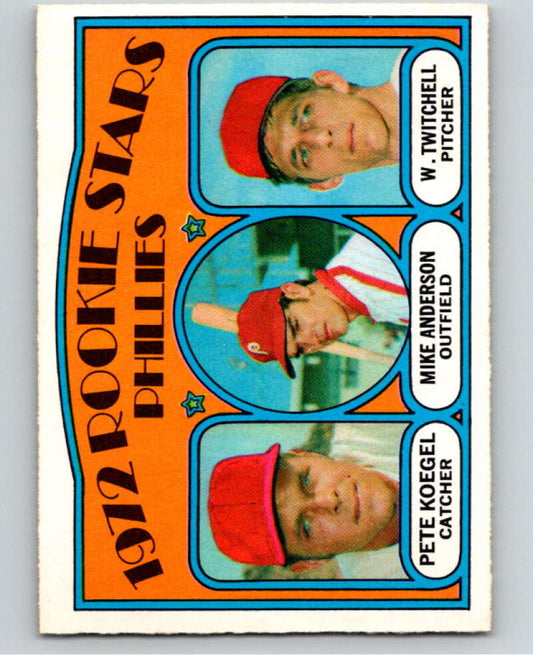 1972 O-Pee-Chee Baseball #14  Koegel/ Anderson/Twitchell  RC Rookie  V66050 Image 1