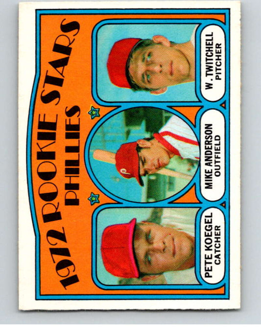 1972 O-Pee-Chee Baseball #14  Koegel/ Anderson/Twitchell  RC Rookie  V66051 Image 1