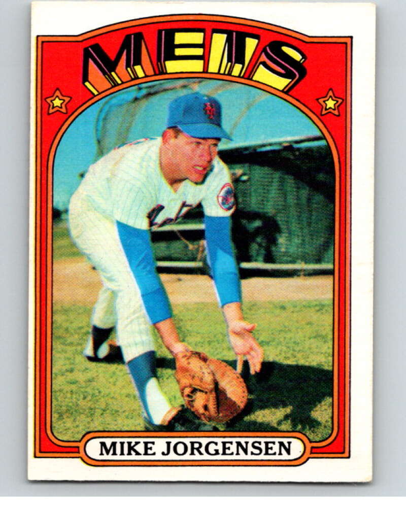 1972 O-Pee-Chee Baseball #16 Mike Jorgensen New York Mets V66056 Image 1