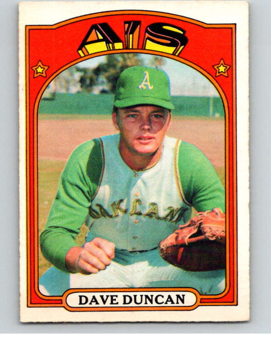 1972 O-Pee-Chee Baseball #17 Dave Duncan  Oakland Athletics  V66057 Image 1