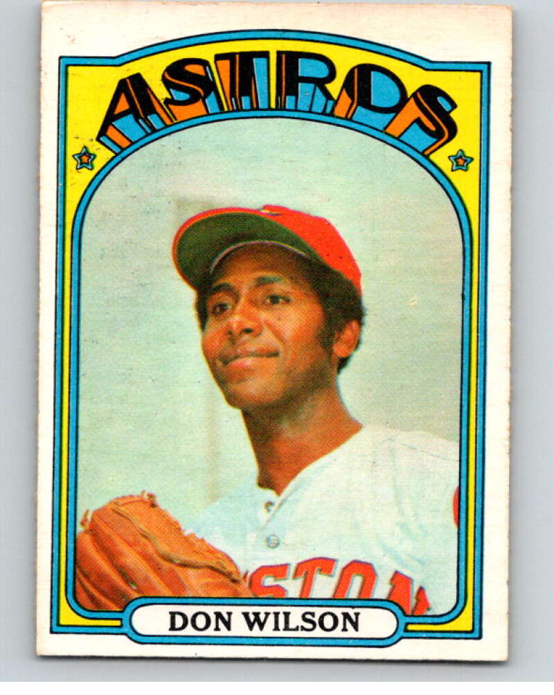 1972 O-Pee-Chee Baseball #20 Don Wilson Houston Astros V66063 Image 1
