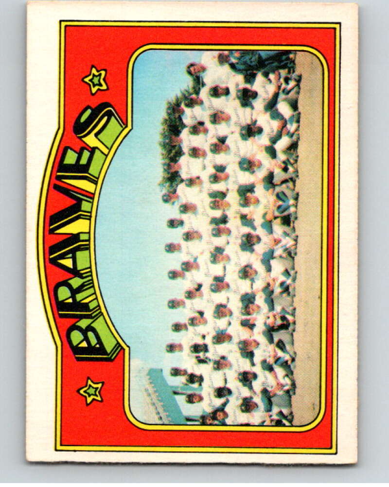 1972 O-Pee-Chee Baseball #21 Braves Team Atlanta Braves V66064 Image 1