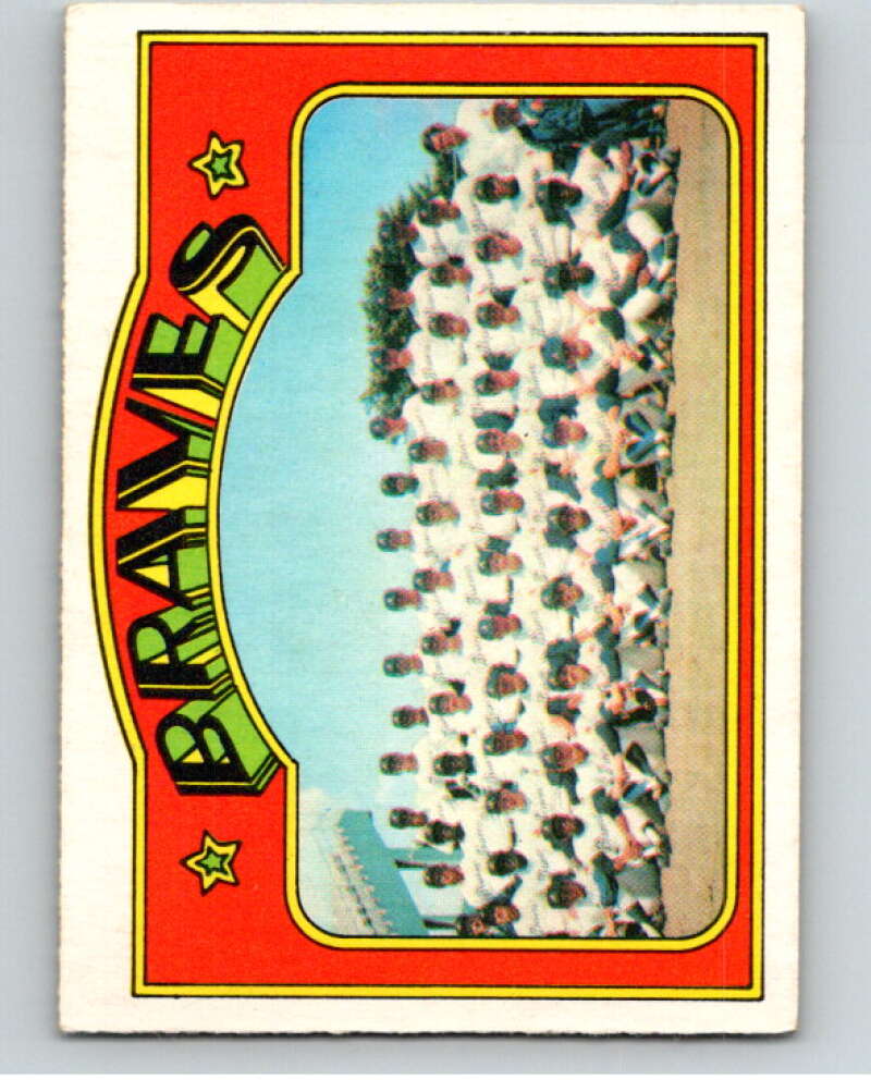 1972 O-Pee-Chee Baseball #21 Braves Team Atlanta Braves V66065 Image 1